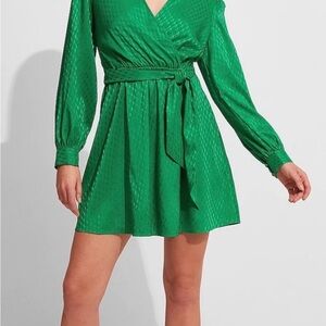 Express Emerald Long Sleeve Dress